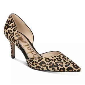 Sam Edelman Women's Jaina Leopard-Print d'Orsay Pumps Size 7